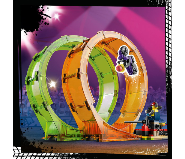 LEGO City 60339 Kaskaderska arena z dwoma pętlami - 1041296 - zdjęcie 6